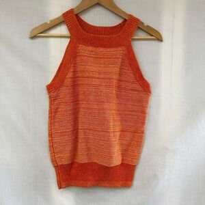 Est. 1946 Cato Tank Top‎ Women's Size Medium Orange Knit Thick Strap